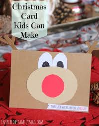 How to make christmas cards | pop up christmas greeting cards at home | #christmascardeasy #popupchristmascardevery parents want to know how to make christma. Simple Kid Handmade Christmas Card Rudolph The Reindeer Christmas Card For Teacher Diy Holiday Cards Xmas Cards Kids