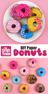 Paper Donut Craft The Craft Train Donut Craft Crafts For Kids Crafts