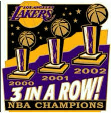 Three Peat Watched The Game On The Big Screen Inside The Staple Center In 2001 Eventhough They Won While On The Road The Nba Champions Champion Tees Lakers