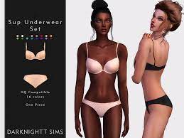 Why not check out some mods? The Sims Resource Sup Underwear Set