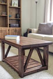 Here's a rustic coffee table plan that is built out of solid wood and looks great with any style of decor you have. 21 Homemade Coffee Table Plans You Can Diy Easily