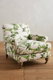 Whit Floral Printed Willoughby Chair Spring Furniture Unique Living Room Furniture Upholstered Accent Chairs