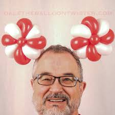 Peppermint candy Mickey ears hairband inspired by Nicole Greg & Helen  Budinger.