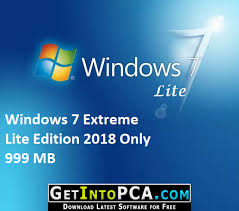 Windows 7 Extreme Lite Edition 2018 Only 999 Mb Free Download