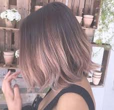 Rose ombre on brown hair. Image Result For Rose Gold Ombre Short Hair Rose Gold Hair Rose Gold Hair Balayage Rose Gold Hair Brunette