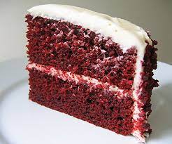 To make the frosting, beat the cream cheese and butter. Cake Recipe Red Velvet Cake Recipe Gel