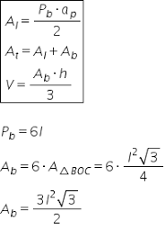 Piramida triunghiulara regulata formule piramida triunghiulara piramida arie laterala arie totala volum tetraedru regulat muchii alte formule utile: Piramida HexagonalÄ RegulatÄ Formule Lectii Virtuale