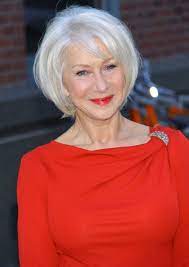 Some More Beautiful White Hair Elf Helen Mirren Helen Mirren Hair Grey Hair Styles For Women Short Bob Hairstyles