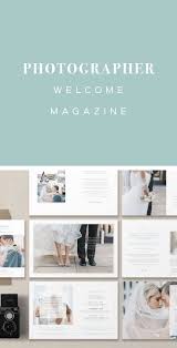 Magazine Template For Photographers Planners Photographer Welcome Packet Photography Price List Pricing Guide Template Photography Pricing Photography Price List Magazine Template
