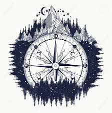 Resultado De Imagen Para Brujulas Tatuajes Plantillas Forest Tattoos Art Tattoo Creative Tattoos