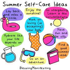 When your mind won't stop. 30 Summer Self Care Ideas Blessing Manifesting