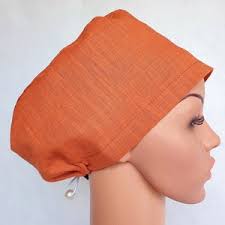 Casquette de gommage en lin avec régulateur, casquettes chirurgicales pour  femmes, chapeaux de gommage pour femmes, chapeau d'infirmière en lin  Premium, Bleu Indigo