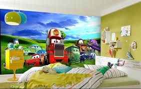 Pick a colourful option for younger kids'. Beautiful Kids Room Wallpaper Design Id899 Inspiring Kids Room Interior Design Ideas Kids Room Room Wallpaper Designs Kids Room Wallpaper Kids Room Design