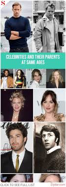 Find The Differences Between Celebrities And Their Parents At The Same Age Celebrities Celebrity Parenth Celebrities Celebrities Humor Heart Healthy Dinners