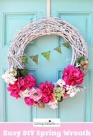Make some flower crafts or some butterfly crafts. Easy Diy Spring Wreath Craft Spring Decor Diy Spring Diy Diy Spring Wreath