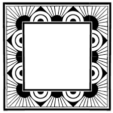 Black And Gold Art Deco Border Running Border Briar Press A Letterpress Community Art Deco Pattern Art Deco Borders Art Deco Decor