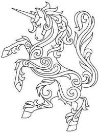Unicorn Boyama Sayfalari Cizimler Quilling Tasarimlari