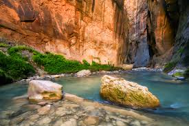 This part of the canyon is taller and darker than the main narrows. Zion Narrows Info Maps Zion National Park
