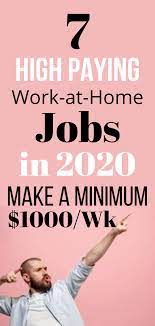 7 Best Work From Home Jobs For 2020 That Makes 5000 Monthly Work From Home Jobs Working From Home Work From Home Business