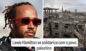 Lewis Hamilton fala em nome de Gaza e denuncia o "genocídio" contra os  palestinos O sete vezes campeão mundial de Fórmula 1 destaca a gravidade da  crise humanitária em Gaza e convida
