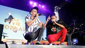 Bigflo et oli lors de la soirée pour fêter le titre du stade toulousain de champion de france de rugby à paris le 15 juin 2019. Bigflo Oli Donnent Un Concert Surprise A La Dynamo La Salle De Leurs Debuts A Toulouse Ladepeche Fr