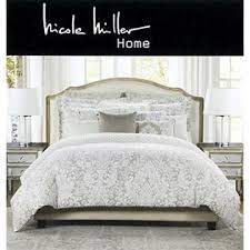 Nicole miller new york patio country ayana indoor/outdoor area rug. Nicole Miller 3 Pc King Duvet Cover Set Beige Tan Watercolors Medallion Floral Luxurious Bedding Cotton