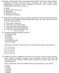 Untuk melatih kemampuan dalam mempersiapkan diri menghadapi usbn sd / mi tahun 2021. Contoh Soal Uambn Fiqih Ma 2019 Download File Guru