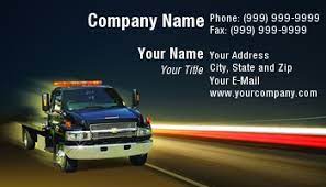 Customize it yourself or let us customize it for you. Towing And Wrecker Services Business Cards