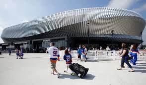 Kristin thorne reports on the topping off ceremony of the new york islander's new home, ubs arena. Until New Arena Is Done Islanders Will Play Part Time At Nassau Coliseum The New York Times
