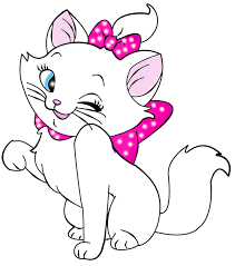White Kitten Cartoon Free Clipart Kitten Cartoon Cartoon Drawings Free Clip Art