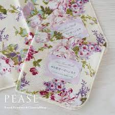 楽天市場 1日は全品10 off クーポン セール 薔薇雑貨 ローラ ローズ やわ肌 2重 ガーゼ ハンカチ 綿100 コットン 日本製 かわいい おしゃれ タオルハンカチ pease ガーゼハンカチ タオル おしゃれ タオルハンカチ