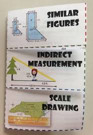Similar Figures Indirect Measurement And Scale Drawing Foldable Scale Drawing Foldables 7th Grade Math