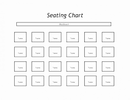 69 perspicuous choir seating chart template