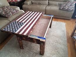 Old Glory Coffee Table With Sliding Top Etsy Coffee Table Blue Coffee Tables Man Cave Coffee Table