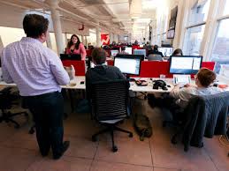 There Was A Lively Debate Going On About How To Respond To An Unpleasant Tweet Another Publication Had Fired At Buzzf Buzzfeed Office Business Insider Buzzfeed