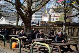 Best seller in patio bar tables. Covid England Pub Beer Gardens Salons Non Essential Shops And Gyms Reopen As Lockdown Eases Daily Mail Online