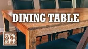 Shaker Style White Oak Dining Table Woodworking Builds Youtube