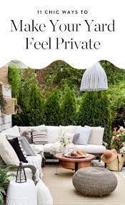 11 Backyard Privacy Ideas To Upgrade Your Outdoor Space Outdoor Living Rooms Patio Design Outdoor Living Areas