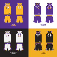 Womens' lakers apparel is at the official online store of the nba. The Other Day I Posted My Design Concept For The Lakers City Edition Uniforms As Promised Here Are The Rest Of The Uniform Designs Lakers