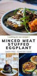 Simple Minced Meat Stuffed Aubergine Recipe Recipe Interesting Food Recipes Recipes Eggplant Recipes Easy