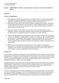 Https Www Newcastle Nsw Gov Au Getattachment Dad2196e 441f 4fe0 91d8 92854d9ea1a8 Item 11 Lord Mayoral Minute Offshore Sand Extraction Stockton Beach