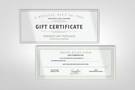 Gift Certificate Mockup Gift Certificates Gifts Certificate Design
