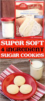 French Vanilla Cake Mix Cookies Vanilla Sugar Cookie Recipe Soft Sugar Cookies Sugar Cookies Recipe