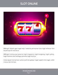 Slot Online Situs Bandar Agen Judi Togel Online Terpercaya Flip Pdf Online Pubhtml5
