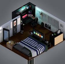 Tech Sharp Sur Instagram Rate This Out If 10 Tell Me Below If You Would Like Your Own 3d Room Like This Designed Bedroom Setup Small Game Rooms 3d Room