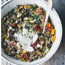 Farro Salat Dinkelsalat Rezept Dinkel Salat Rezepte Essen