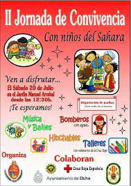 Planes y actividades esos días en casa con los niños en ocasiones, tenemos que pasar varios días en casa con los niños, bien porque estén enfermos o porque haga mal tiempo. Jornadas Convivencia Con Ninos Del Sahara Elche Solidario 20 De Julio Cruz Roja Ninos Musica