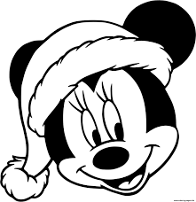 Nov 02, 2021 · christmas coloring page: Minnie Face With Christmas Hat Coloring Pages Printable
