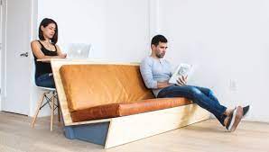 Need an additional sofa or a replacement for your old one but you seem to be strapped for cash? Diy How To Build The Zig Zag Sofa A Diy Sofa By Homemade Modern Livin Spaces