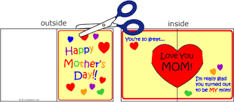 Rainbow sprinkles, mini marshmallows, or chocolate chips) and tape to the front of your card. Make Mother S Day Pop Up Card Mother S Day Crafts Aunt Annie S Crafts